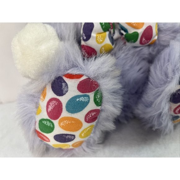 Goffa Purple Rabbit Plush Jellybean Bowtie with Tag 16 in - Picture 5 of 16
